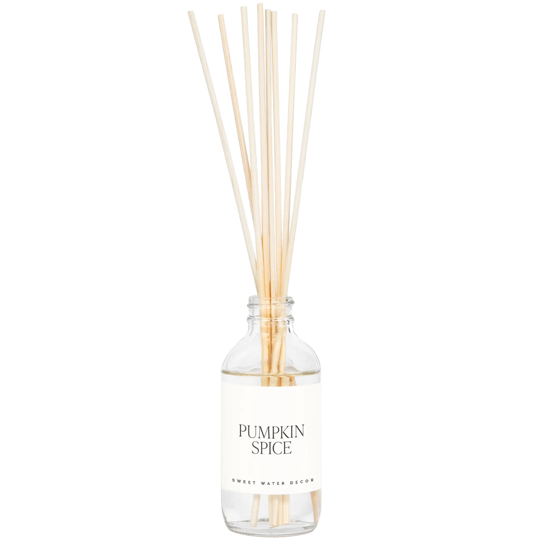 Pumpkin Spice Clear Reed Diffuser Sweet Water Decor Cleanse Face & Body Bar