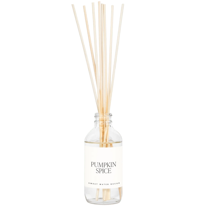 Pumpkin Spice Clear Reed Diffuser Sweet Water Decor Cleanse Face & Body Bar