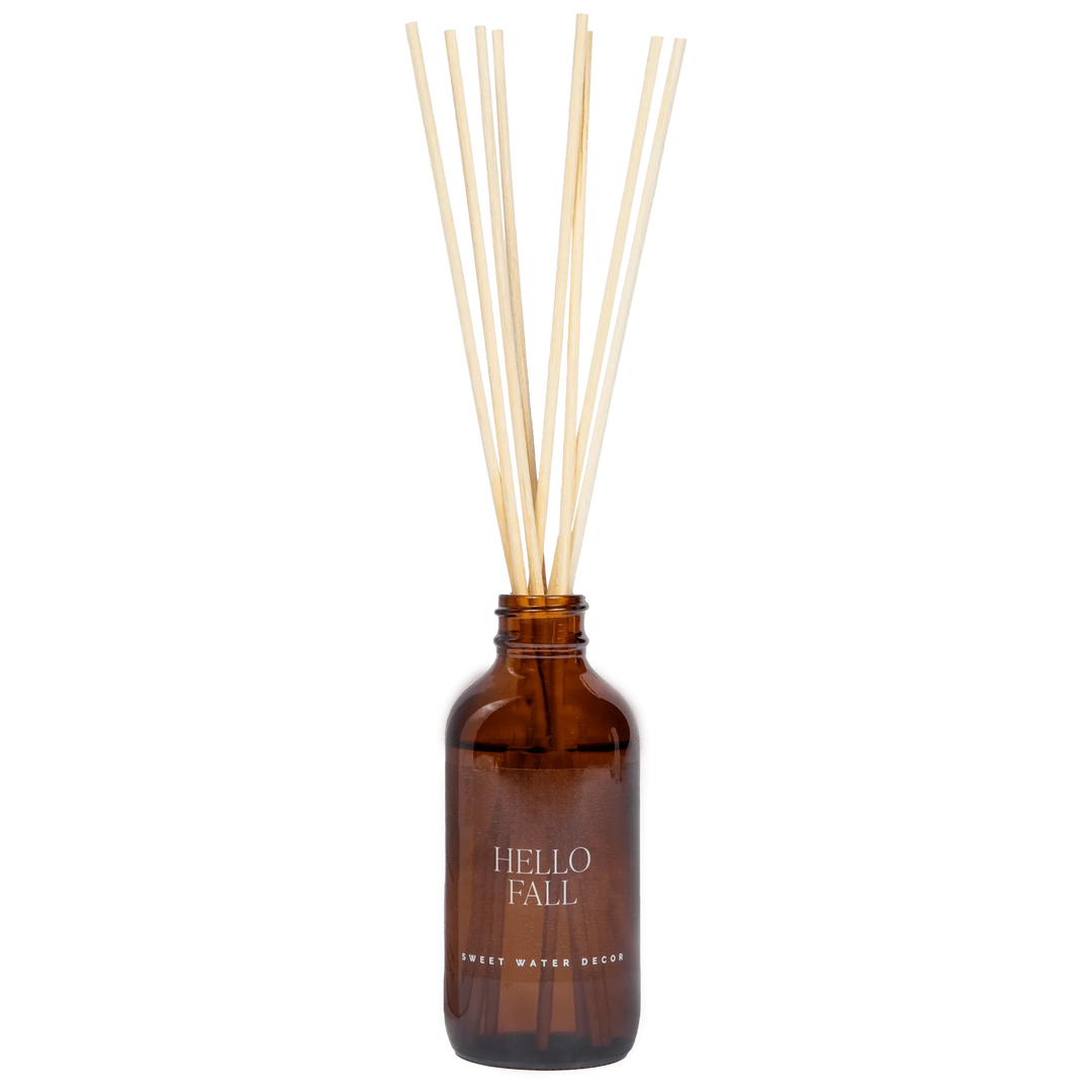 Hello Fall Amber Reed Diffuser Sweet Water Decor Cleanse Face & Body Bar