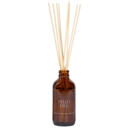 Hello Fall Amber Reed Diffuser Sweet Water Decor