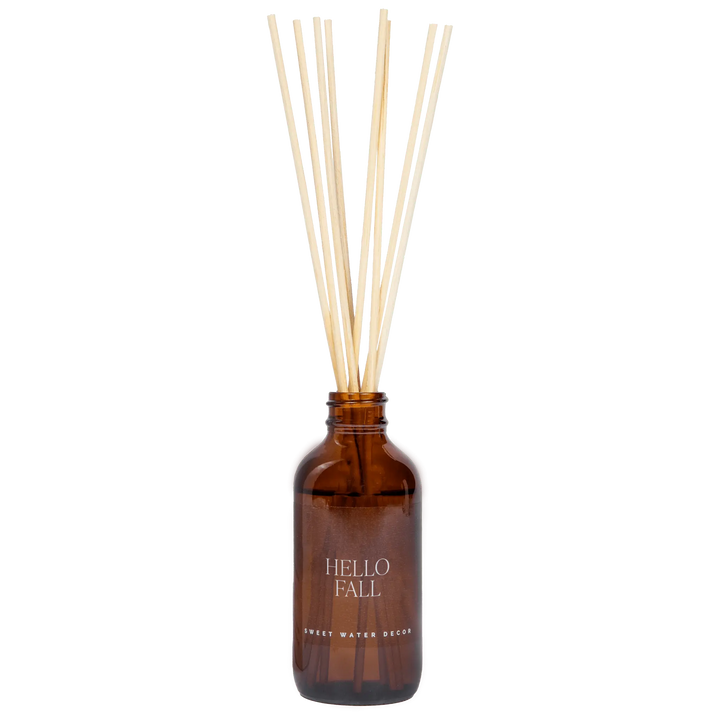Hello Fall Amber Reed Diffuser Sweet Water Decor Cleanse Face & Body Bar