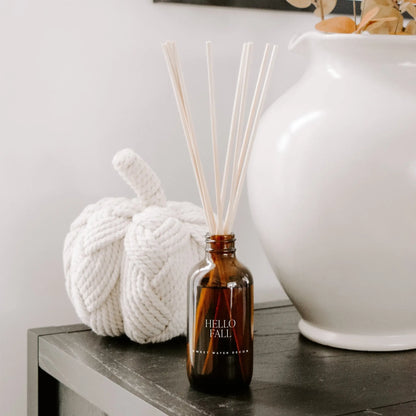 Hello Fall Amber Reed Diffuser Sweet Water Decor