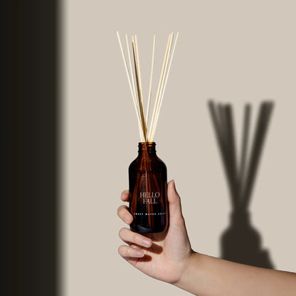 Hello Fall Amber Reed Diffuser Sweet Water Decor