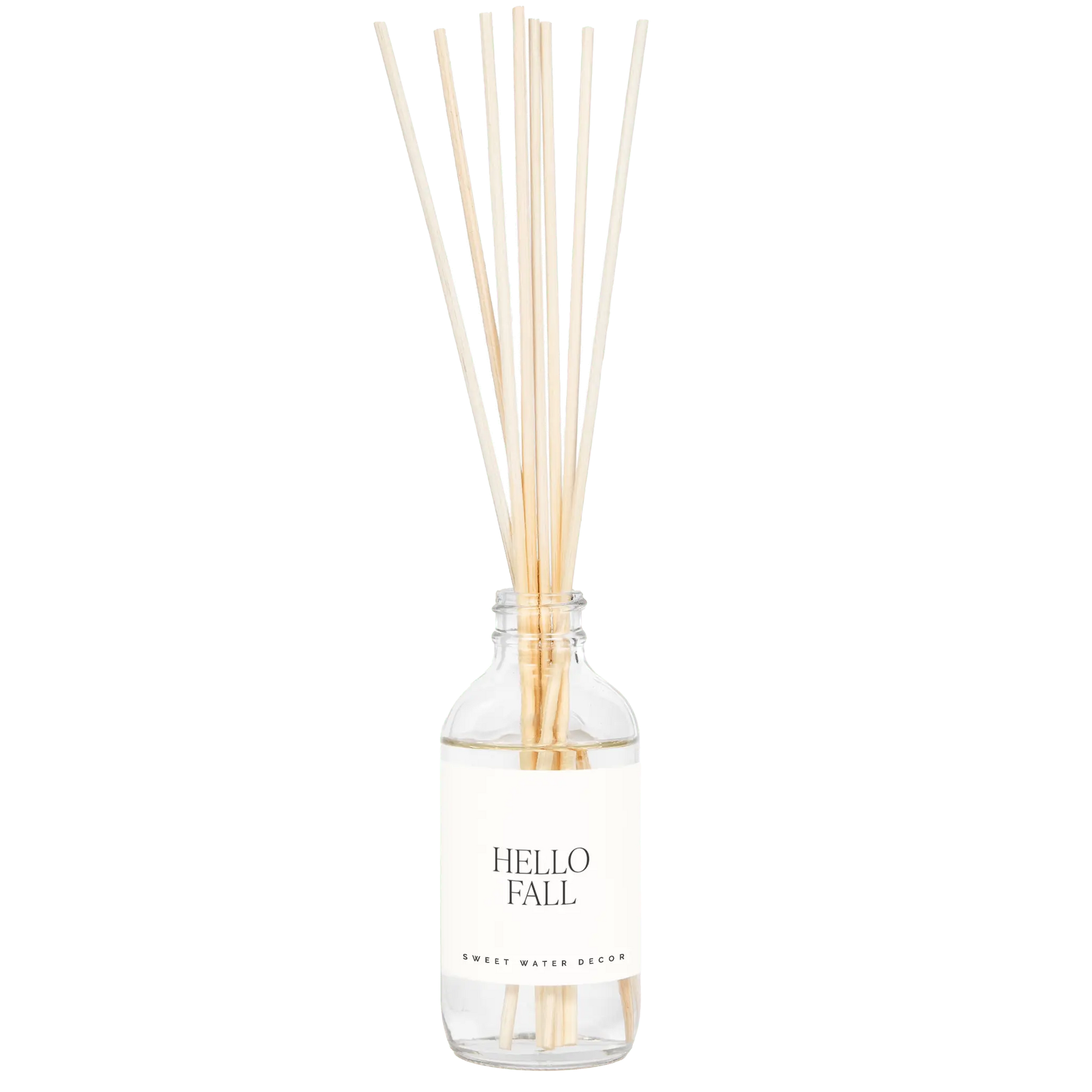 Hello Fall Clear Reed Diffuser Sweet Water Decor