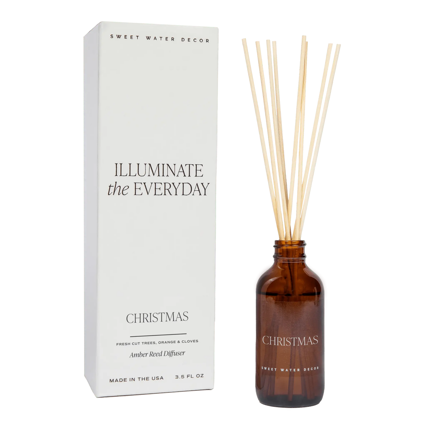 Christmas Amber Reed Diffuser Sweet Water Decor