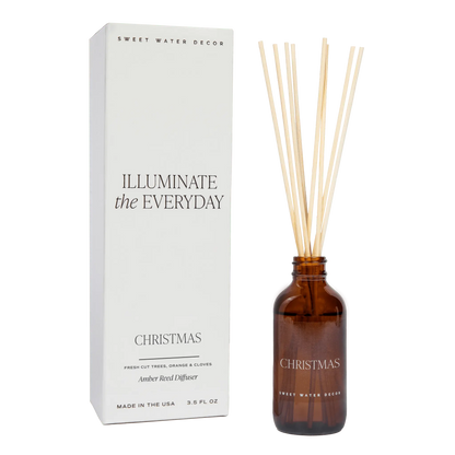 Christmas Amber Reed Diffuser Sweet Water Decor