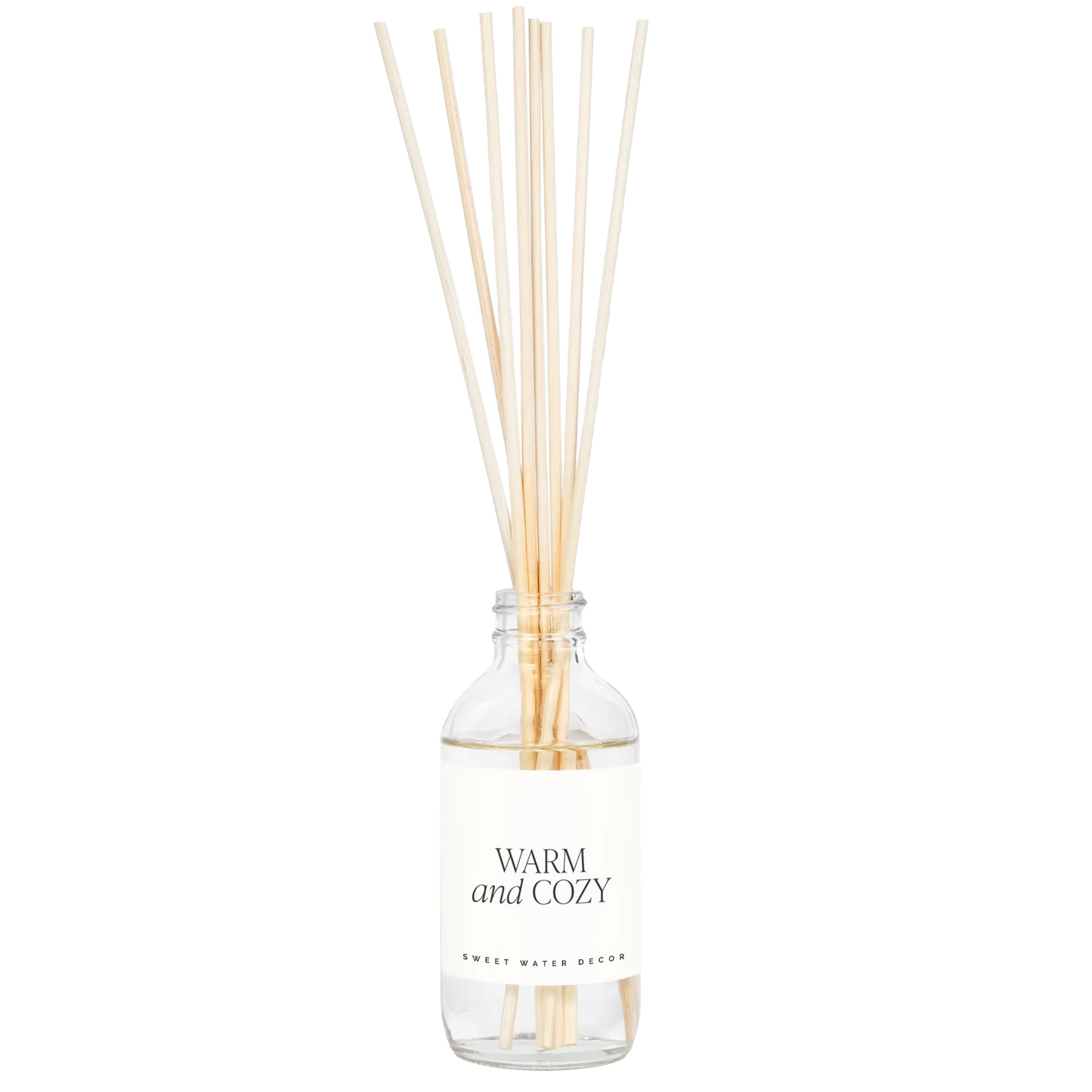 Warm and Cozy Clear Reed Diffuser - cleansefaceandbodybar