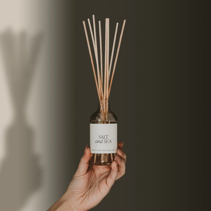 Salt and Sea Clear Reed Diffuser Sweet Water Decor