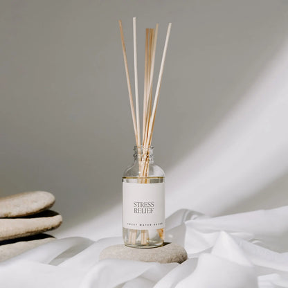 Stress Relief Clear Reed Diffuser Sweet Water Decor