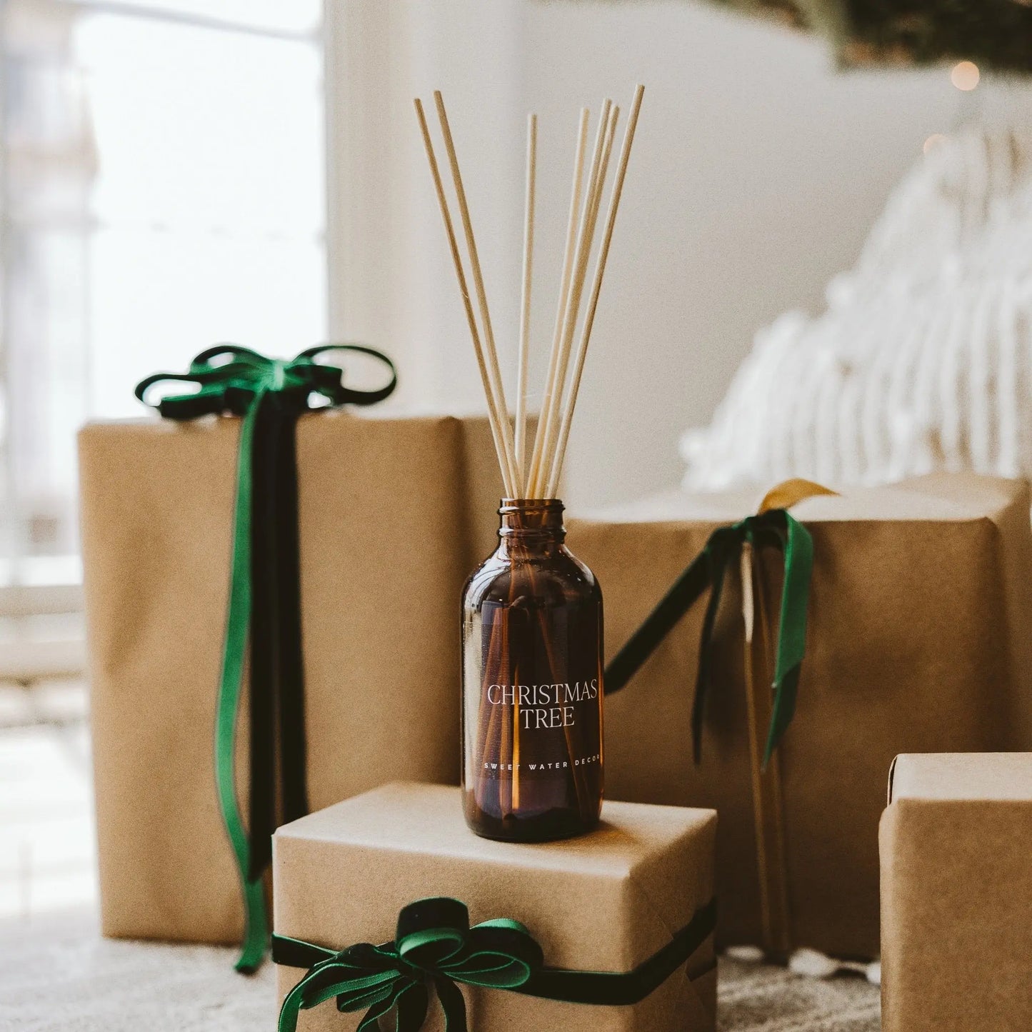 Christmas Tree Amber Reed Diffuser Sweet Water Decor