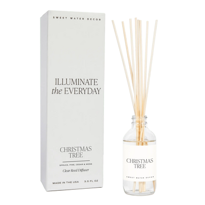 Christmas Tree Clear Reed Diffuser Sweet Water Decor