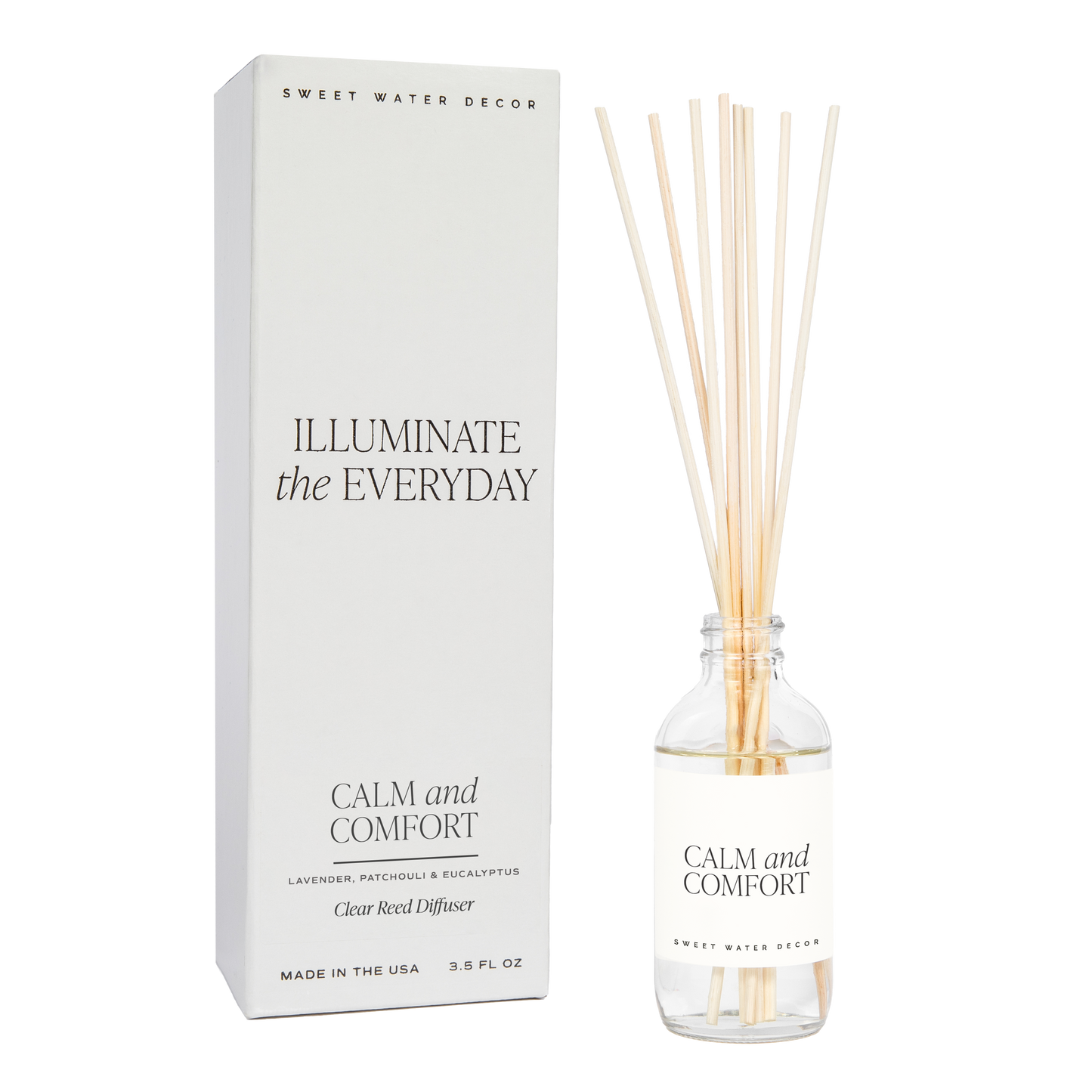 Calm and Comfort Clear Reed Diffuser