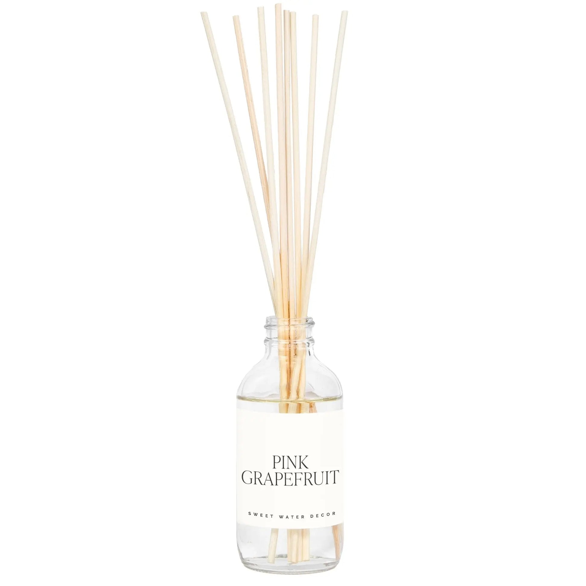 Pink Grapefruit Clear Reed Diffuser - cleansefaceandbodybar