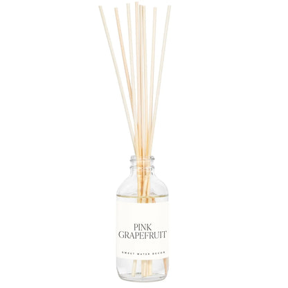 Pink Grapefruit Clear Reed Diffuser - cleansefaceandbodybar