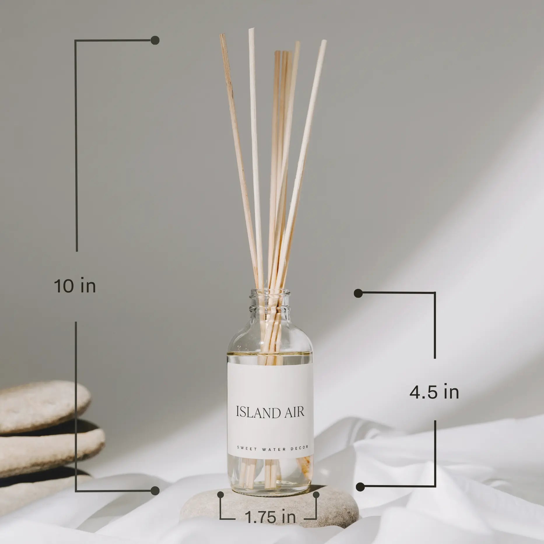 Mango and Coconut Clear Reed Diffuser Sweet Water Decor