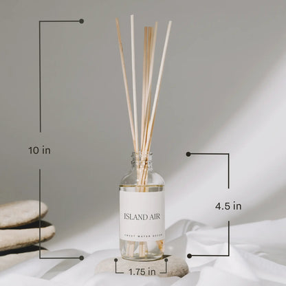 Mango and Coconut Clear Reed Diffuser Sweet Water Decor