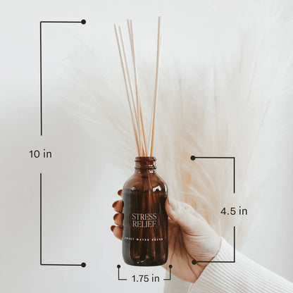 Warm and Cozy Amber Reed Diffuser - cleansefaceandbodybar