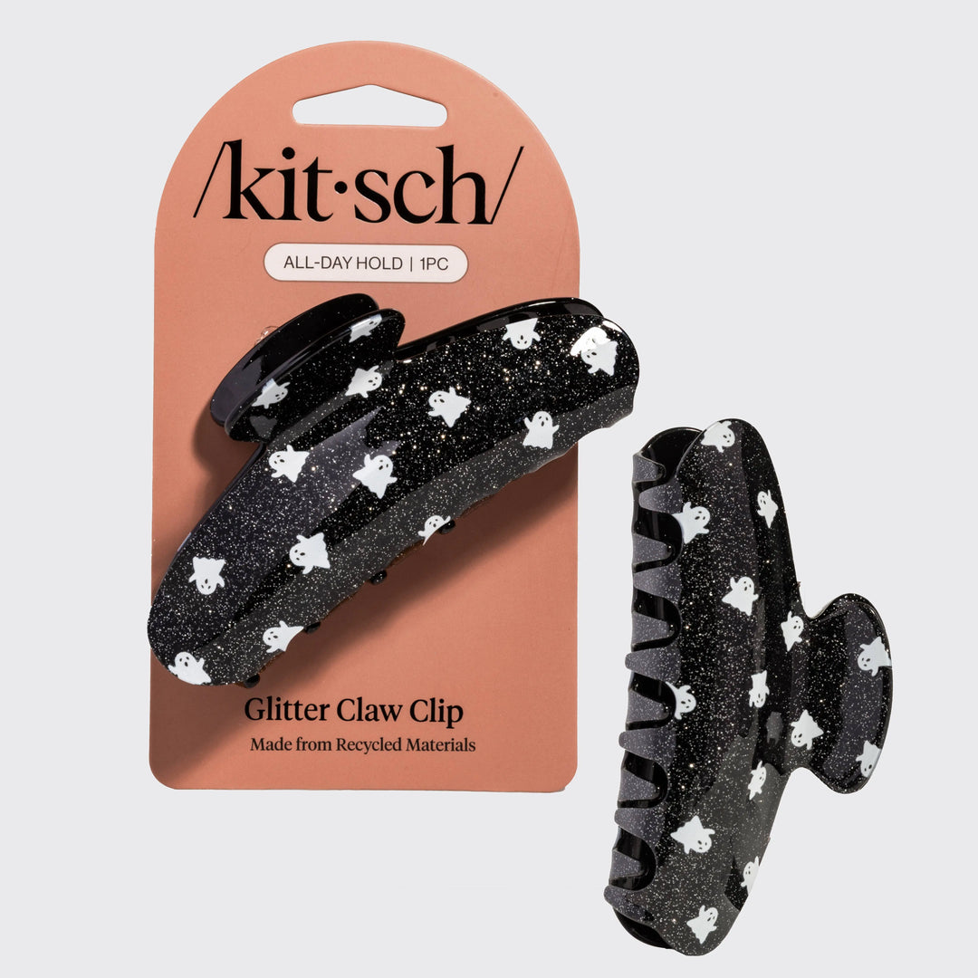 Recycled Plastic Glitter Claw Clip - Ghosts KITSCH Cleanse Face &amp; Body Bar