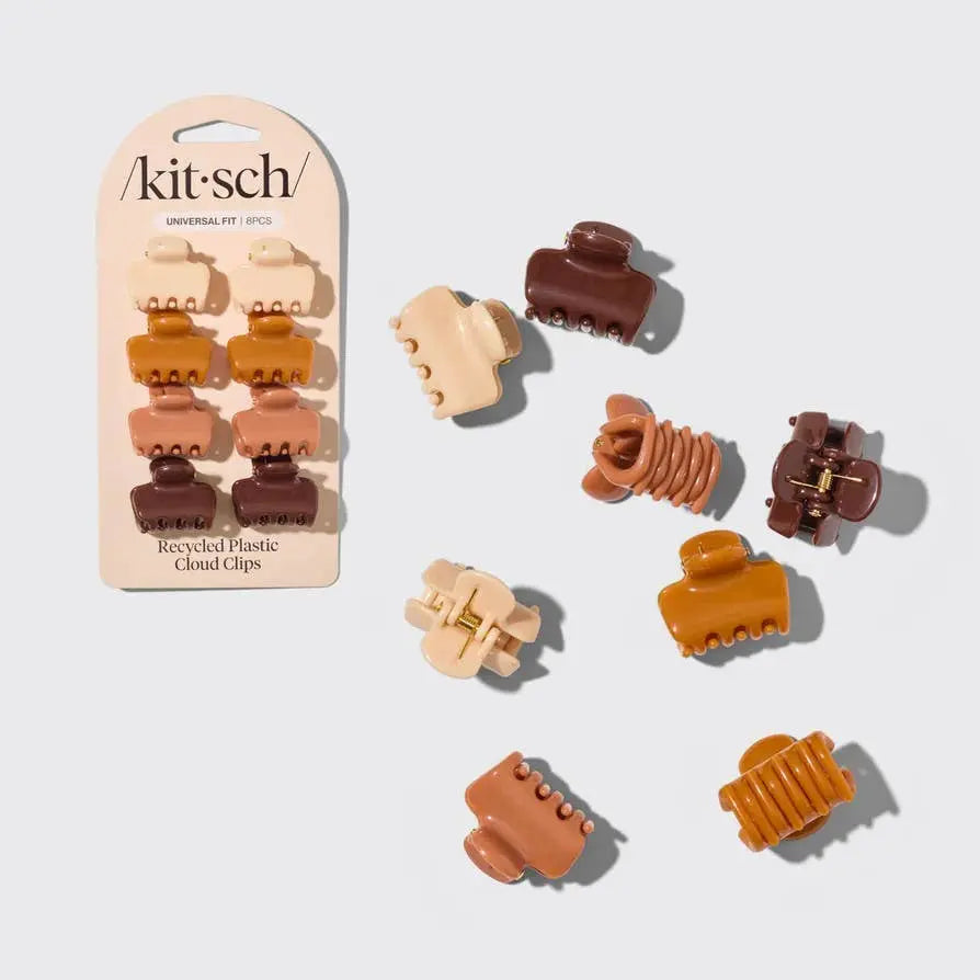 Recycled Plastic Mini Cloud Clips 8pc Set - Sedona KITSCH Cleanse Face &amp; Body Bar