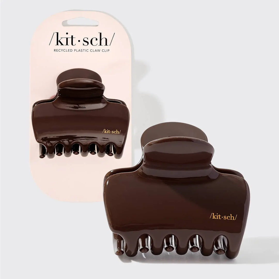 Recycled Plastic Puffy Cloud Clip 1pc - Chocolate KITSCH Cleanse Face &amp; Body Bar