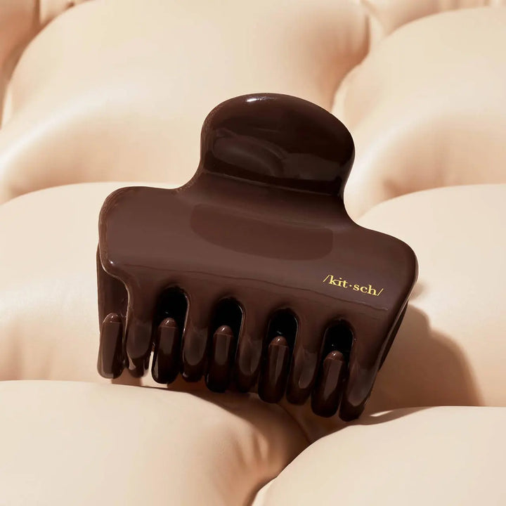 Recycled Plastic Puffy Cloud Clip 1pc - Chocolate KITSCH Cleanse Face &amp; Body Bar