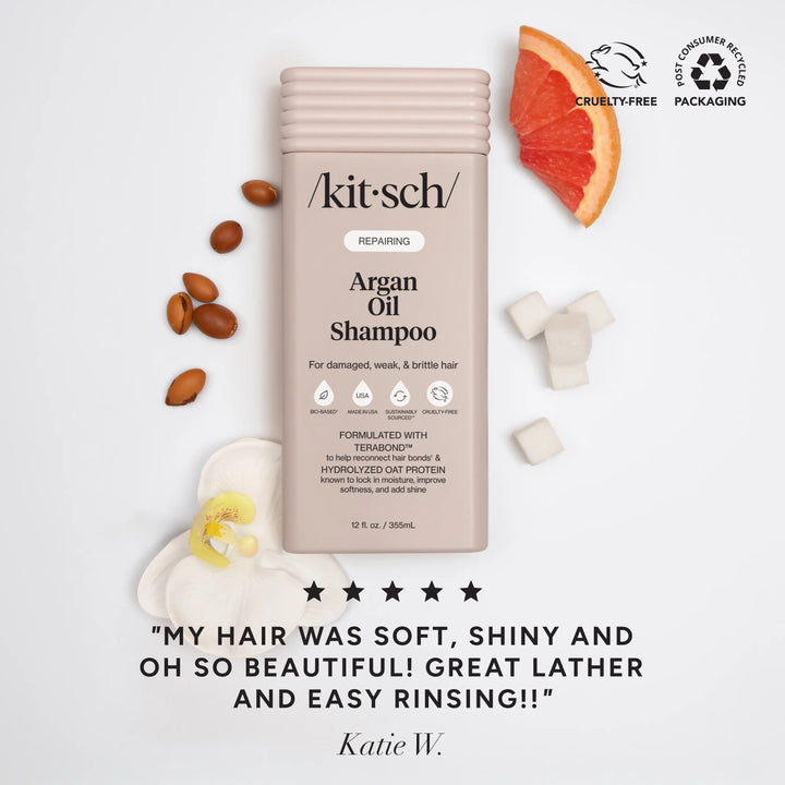 Repairing Argan Oil Shampoo KITSCH Cleanse Face &amp; Body Bar