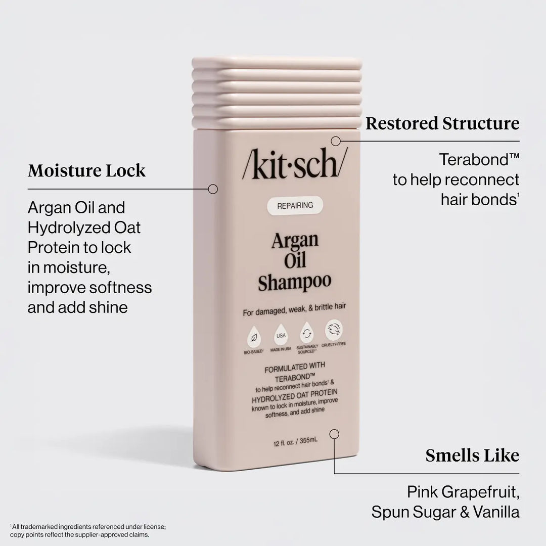 Repairing Argan Oil Shampoo KITSCH Cleanse Face &amp; Body Bar