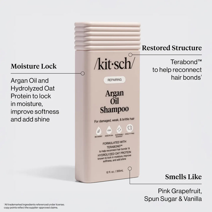 Repairing Argan Oil Shampoo KITSCH Cleanse Face &amp; Body Bar