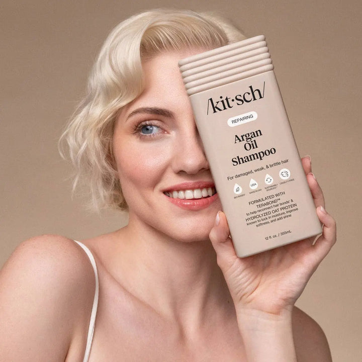 Repairing Argan Oil Shampoo KITSCH Cleanse Face &amp; Body Bar