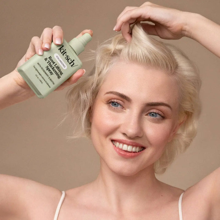 Root Lifting &amp; Thickening Spray KITSCH Cleanse Face &amp; Body Bar