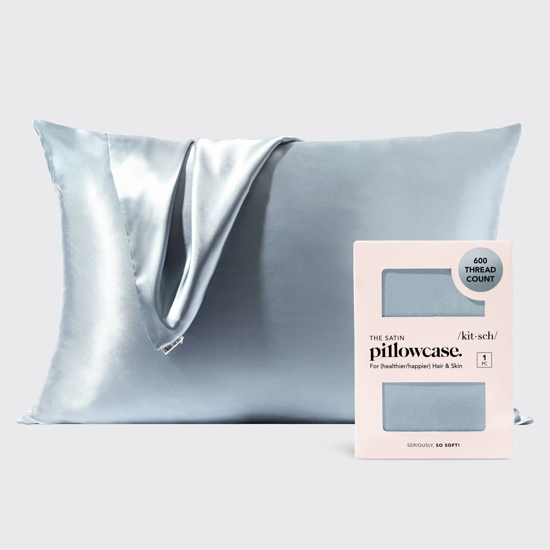 Satin Pillowcase Standard - Haze Blue KITSCH Cleanse Face &amp; Body Bar