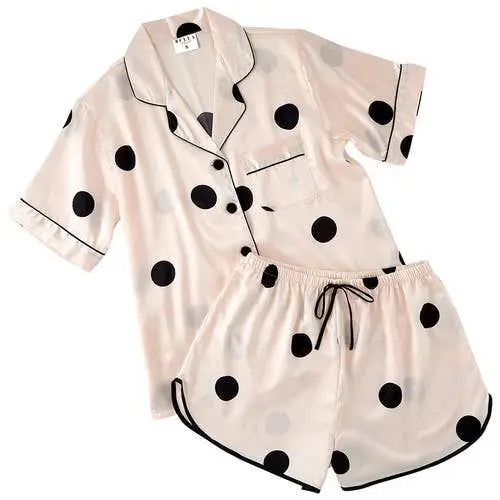 Satin Two-Piece PJ Set - Blush: Medium Bella Sleep + Spa Cleanse Face & Body Bar
