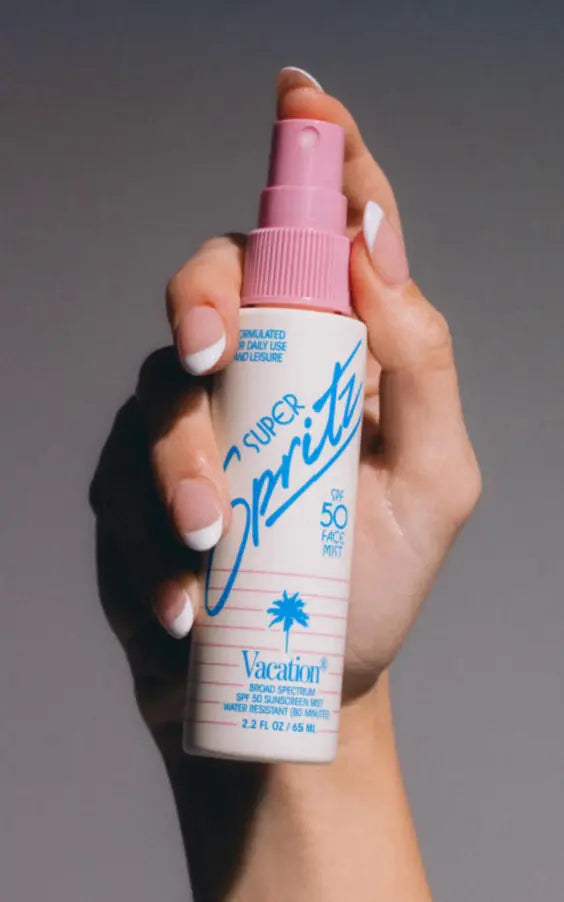 Vacation Super Spritz SPF 50 Face Mist Vacation Cleanse Face & Body Bar
