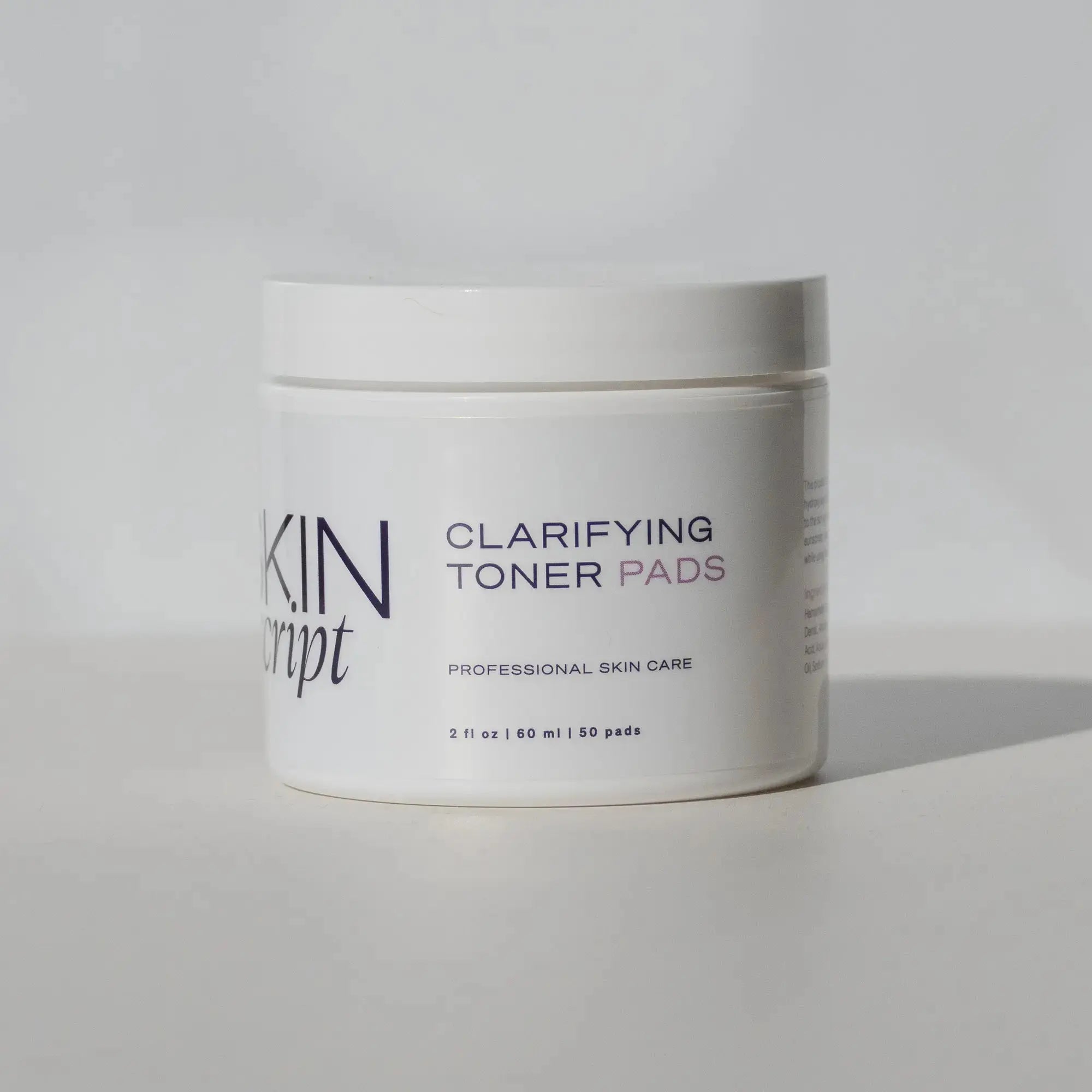 Skin Script Clarifying Toner Pads - Cleanse Face & Body Bar ...