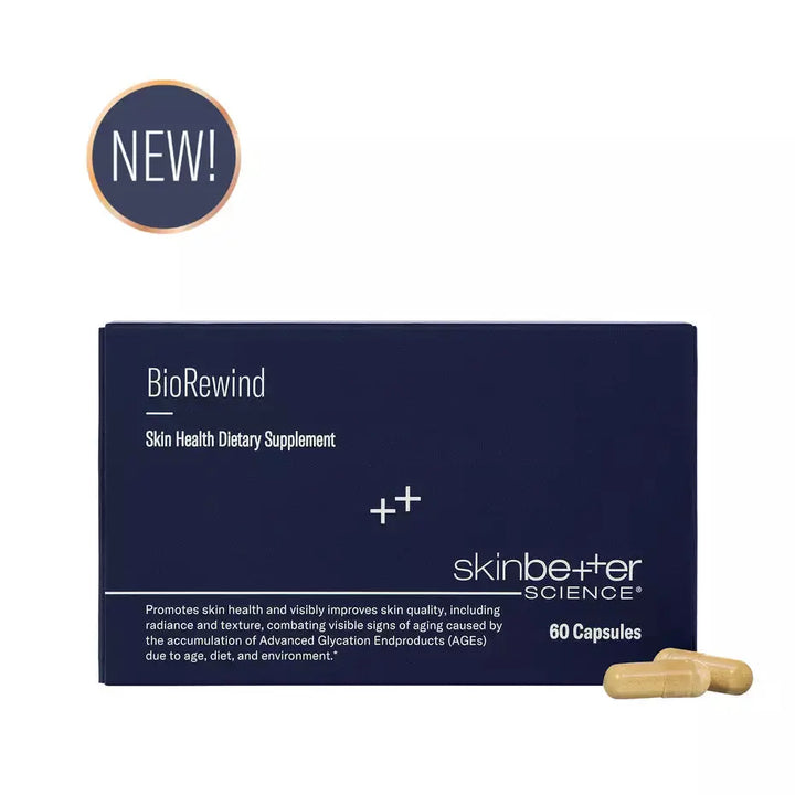Skinbetter BioRewind Skin Health Dietary Supplement box detail