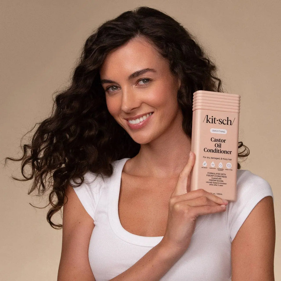 Smoothing Castor Oil Conditioner KITSCH Cleanse Face &amp; Body Bar