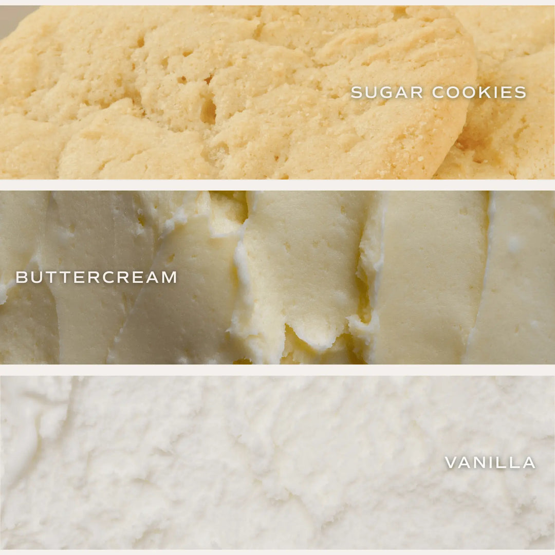 Sugar Cookies Soy Candle - Tinted Glass Jar - 12 oz Sweet Water Decor Cleanse Face & Body Bar