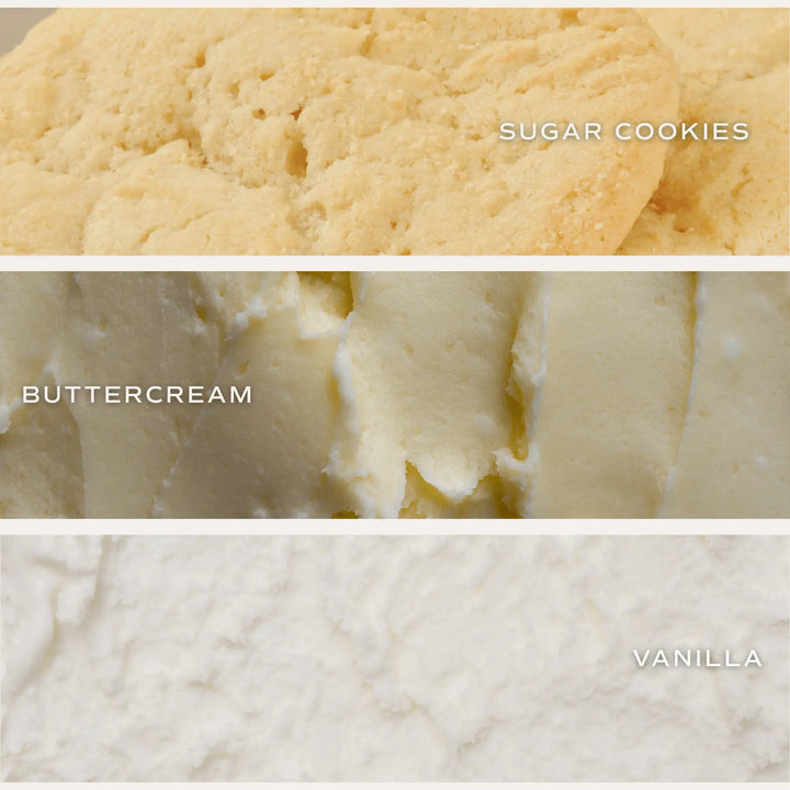 Sugar Cookies Soy Candle - Tinted Glass Jar - 12 oz Sweet Water Decor Cleanse Face & Body Bar