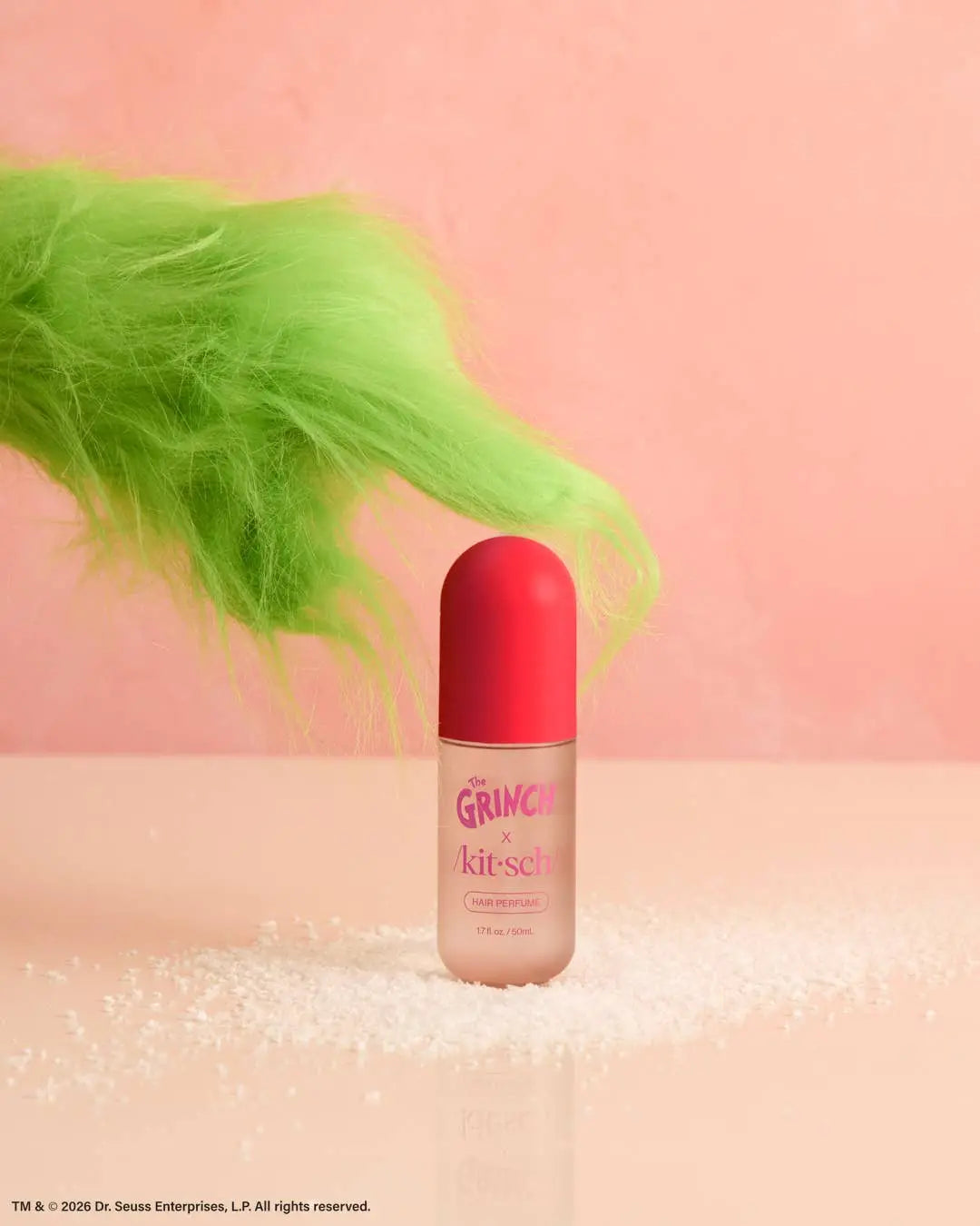 The Grinch x Kitsch Cherry Cheer Hair Perfume KITSCH Cleanse Face &amp; Body Bar