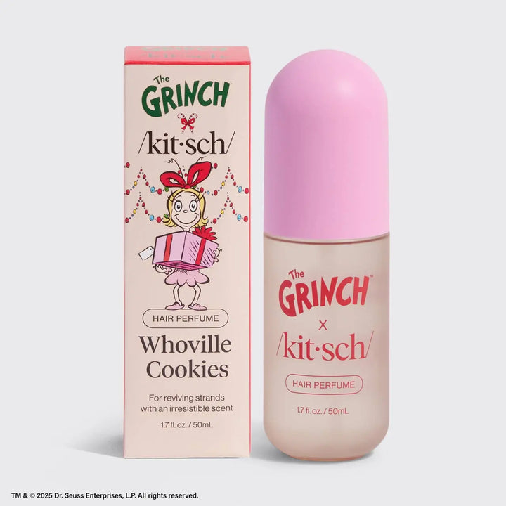 The Grinch x Kitsch Whoville Cookies Hair Perfume KITSCH Cleanse Face &amp; Body Bar