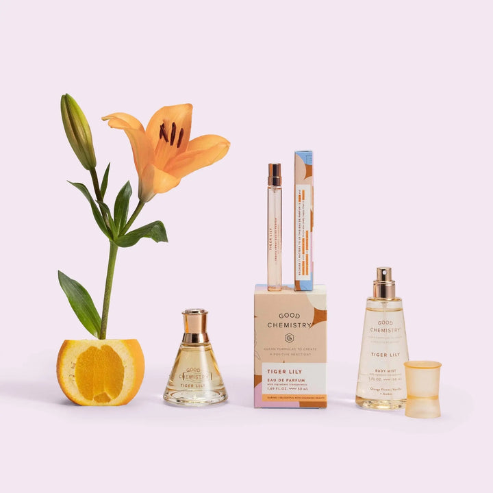 Tiger Lily Eau de Parfum Good Chemistry Cleanse Face & Body Bar
