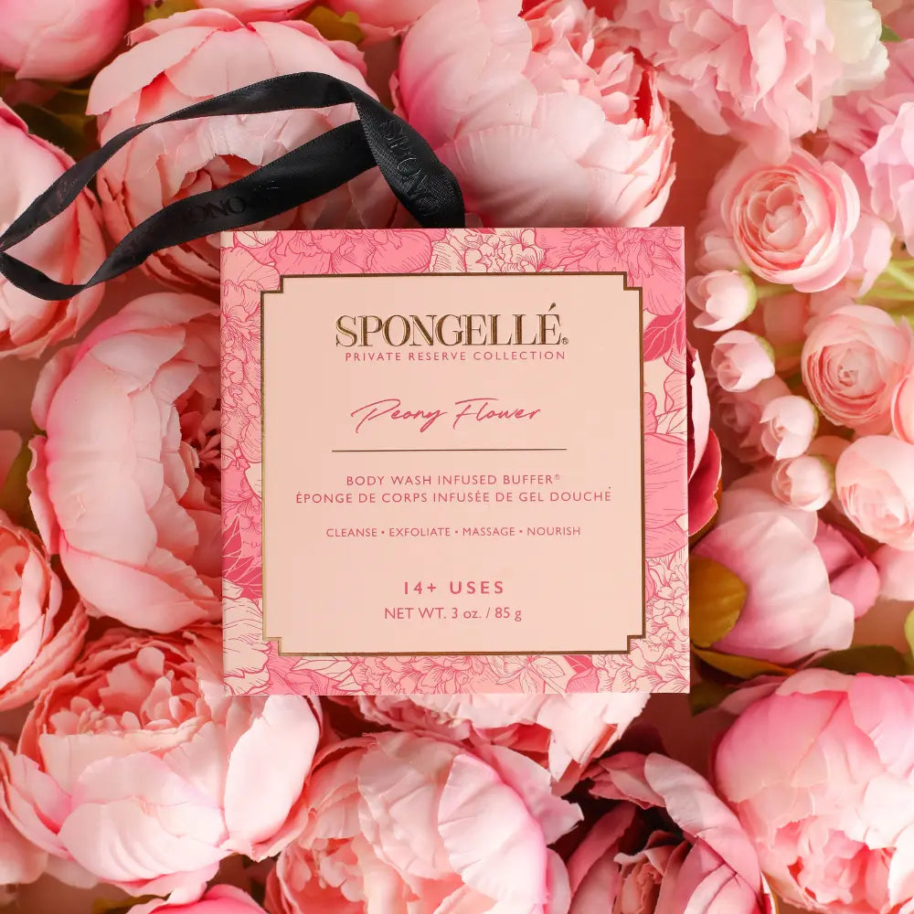 spongelle Peony Flower | Boxed Flower