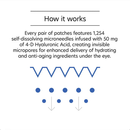 how PCA Skin Hyaluronic Acid Microneedle Patches work