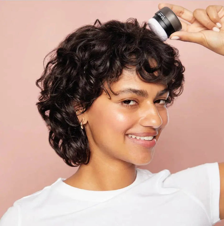 Volumizing Rice Protein Dry Shampoo - Dark Tinted Powder KITSCH Cleanse Face &amp; Body Bar