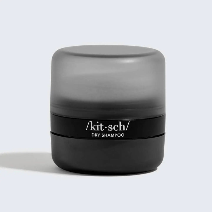 Volumizing Rice Protein Dry Shampoo - Dark Tinted Powder KITSCH Cleanse Face &amp; Body Bar
