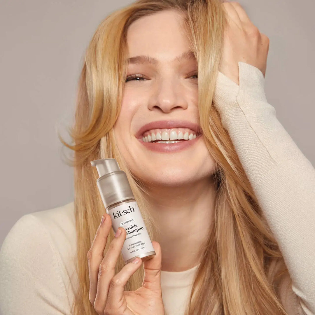 Volumizing Rice Protein Dry Shampoo - Invisible KITSCH Cleanse Face &amp; Body Bar