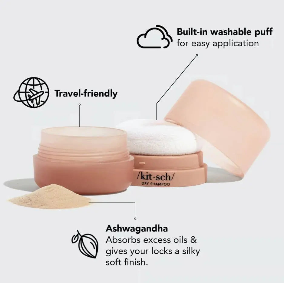 Volumizing Rice Protein Dry Shampoo KITSCH Cleanse Face &amp; Body Bar