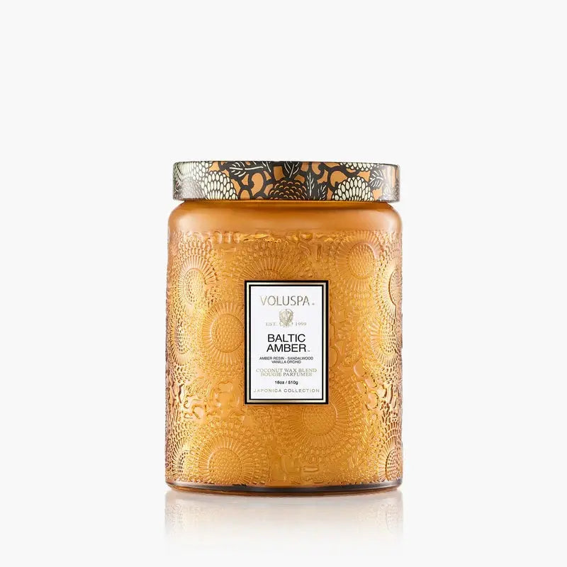 Voluspa Baltic Amber Large Jar Candle cleansefaceandbodybar Cleanse Face & Body Bar