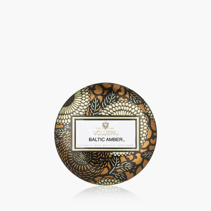 Voluspa Baltic Amber Mini Tin Candle cleansefaceandbodybar Cleanse Face & Body Bar