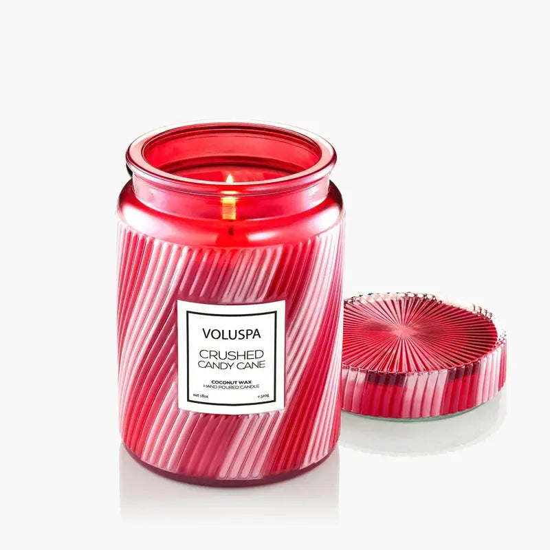 Voluspa Crushed Candy Cane Large Jar Candle Voluspa Cleanse Face &amp; Body Bar